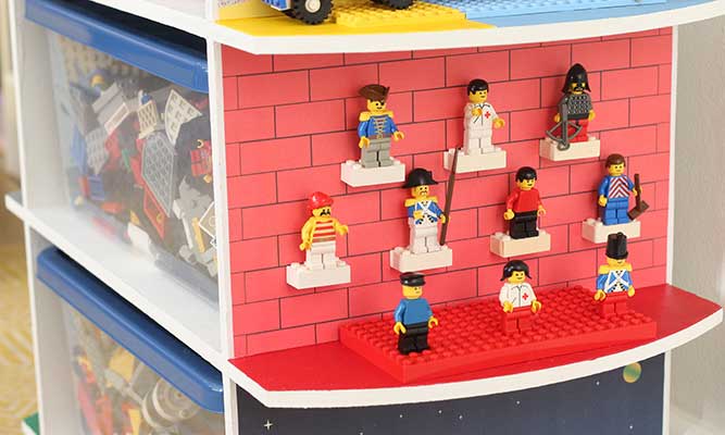Storage for lego characters