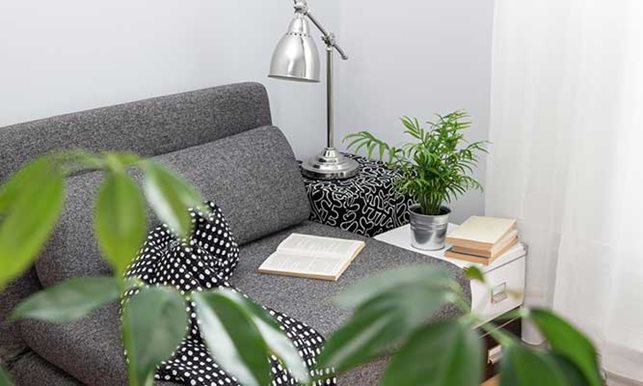 What to do with a spare room - reading corner