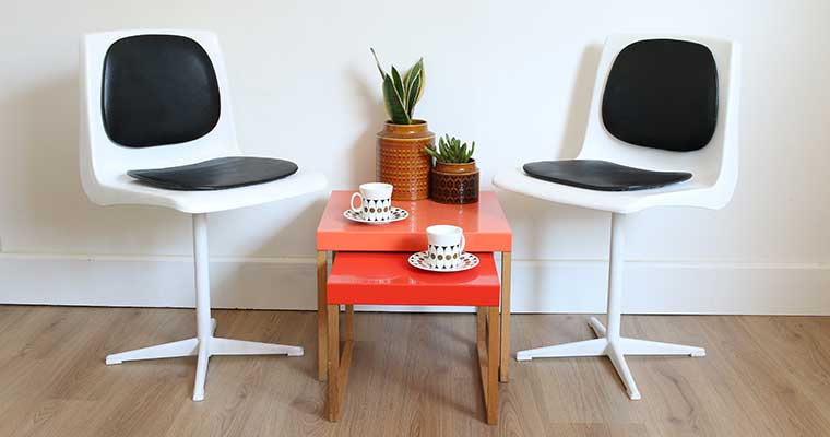 How to refresh old plastic chairs