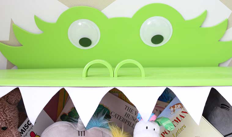 DIY Monster Mouth Toy Box
