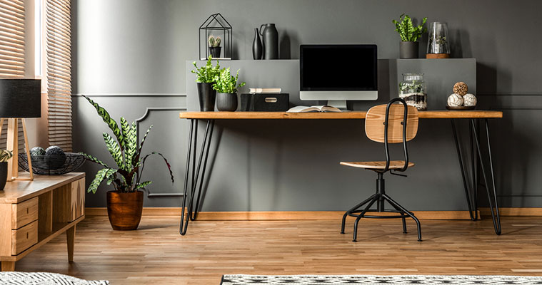 How to turn a garage into a home office