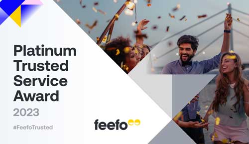 Safestore secure Feefo's_Platinum customer_service_award for 2023
