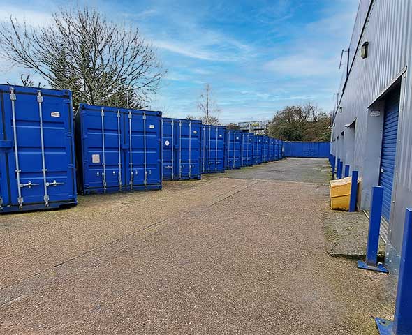 External Containers at Safestore Ruislip with 24 hour access
