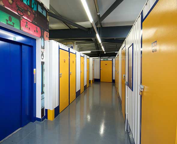 Storage units and lift at Safestore Self Storage in Chingford - Walthamstow