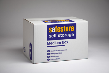 Medium Cardboard Storage Box Image